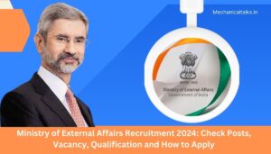 Ministry of External Affairs Recruitment 2024