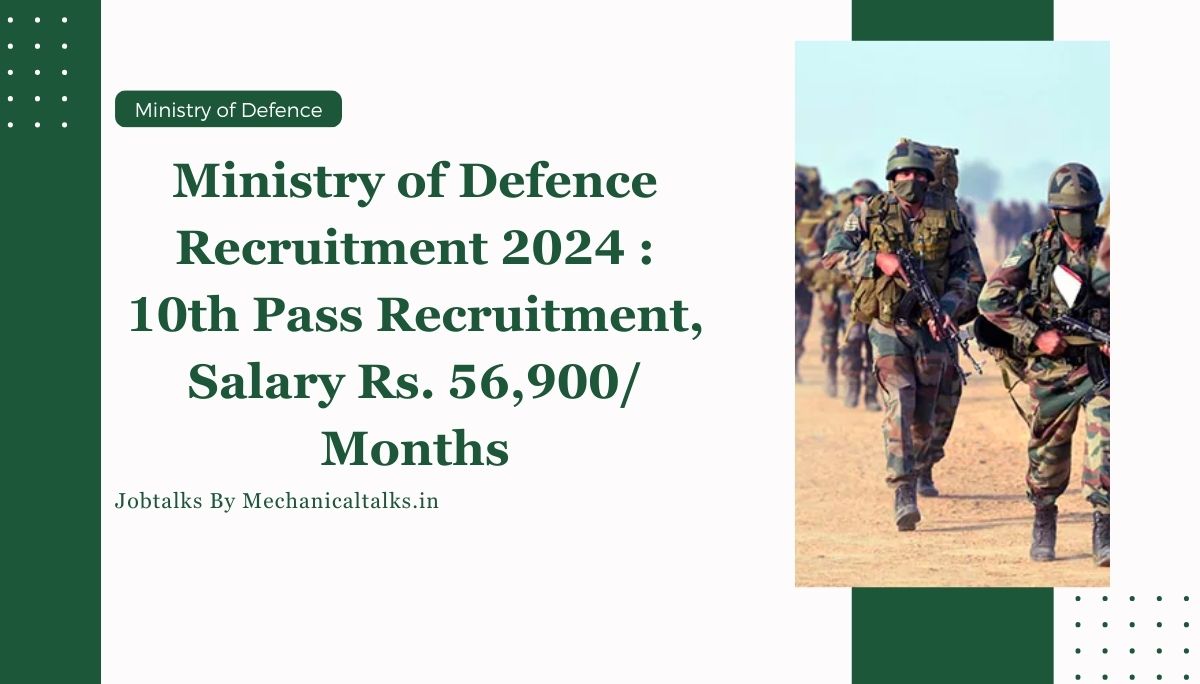 Ministry of Defence Recruitment 2024