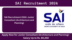 SAI Recruitment 2024